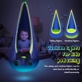 thumbnail image 3 of Columpio tipo cápsula para niños LFSMVT con luces LED azul (1 unidad), 3 of 6