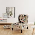 thumbnail image 2 of Designart "Pastel Art Deco I" Upholstered Modern & Contemporary Accent Chair and Modern & Contemporary Arm Chair - Multiple Color & Pattern, 2 of 7