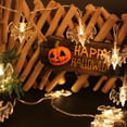 thumbnail image 5 of Walmeck 10FT 20LEDs Bat Shaped Decorative Hanging Lights Waterproof Warm White Battery Operated Spooky for Party, 5 of 7