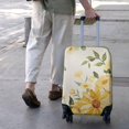 thumbnail image 3 of White Yellow Flower Sunflower Pattern Luggage Cover Fashion Suitcase Cover Baggage Covers Fit 25-28 Inch Luggage (Go Travel), 3 of 5