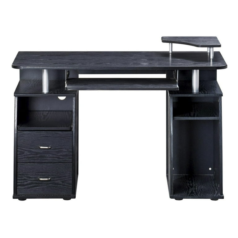 Techni Mobili Complete Workstation Computer Desk with Storage, Espresso