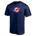 thumbnail image 2 of Men's  Navy Miami Dolphins Red White and Team T-Shirt, 2 of 3