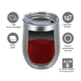 thumbnail image 2 of Vaso térmico de acero inoxidable con tapa deslizante Casa y Concepto  CC130, 2 of 2