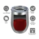 thumbnail image 2 of Vaso térmico de acero inoxidable con tapa deslizante Casa y Concepto  CC130, 2 of 2