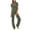 Army Green, variant on Jalioing Women's 2 Piece Set Casual Athletic Set Short Sleeve Tops and Pants Lounge Outfits Set