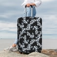 thumbnail image 3 of Lsque Flower Printed Luggage Cover, Travel Luggage Protector,Scratch and Dirt Resistant, Fits 18-32 Inch Luggage - Large, 3 of 9