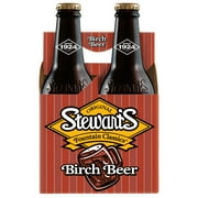 Stewarts Original Fountain Classics Birch Beer, 12 Fl. Oz., 4 Count