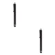 thumbnail image 4 of Matsuzay Bolígrafos capacitivos Resistencia a los arañazos Lápiz de pantalla táctil Stylus Velocidad de respuesta rápida para teléfono Negro 2Conjunto, 4 of 6