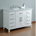 thumbnail image 3 of Stufurhome Leigh 48 Inches White Single Sink Bathroom Vanity, 3 of 7