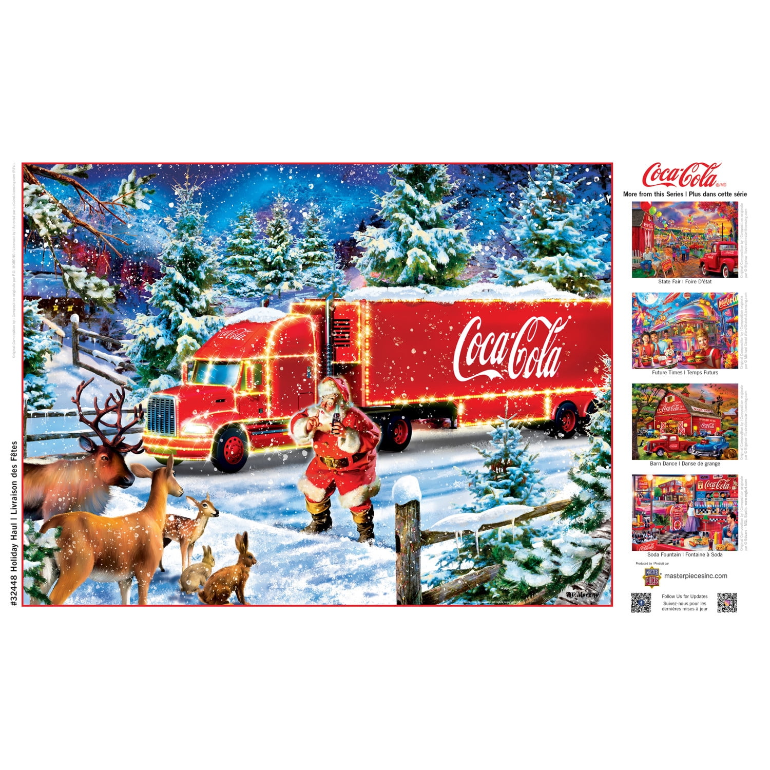 MasterPieces Happy Holidays - Coca-Cola Holiday Haul 300 Piece EZ