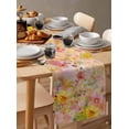 thumbnail image 6 of Spring Flowers Oil Painting Abstract Table Runner Wedding Decor Table Runner Holiday Dining Table Decor Linen Tablecloth, 6 of 6
