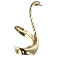 thumbnail image 4 of MYG Swan Shaped Stainless Steel Utensil Holder Kitchen Organizer Flatware Caddy Cutlery Storage Container Decorative Spoon Fork Rack Gold 7x15cm, 4 of 10