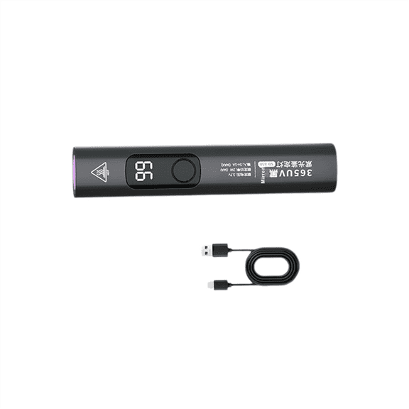 Light Lamp UV Fluorescent Agent Detection USB Rechargeable Flashlight Pet Urine Stain Detection Handlamp,1 x purple light 1 x usb data cable