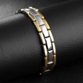 thumbnail image 3 of Men's Titanium Steel Magnetic Bracelet with Powerful Magnet Adjustable Size, 3 of 5