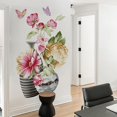 thumbnail image 4 of 1 pegatina de pared, calcomanía de pared, flores en jarrón, mariposas, decoración de pared para sala de estar, dormitorio, pasillo, 4 of 5