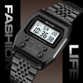 thumbnail image 6 of SKMEI Unisex Watch Slim Digital Wristwatch with Stainless Steel Bracelet, Stopwatch, Alarm, Countdown, Date and EL Backlight, Minimalist Style for Students, Work and Daily Wear, 6 of 7