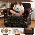 thumbnail image 5 of Chririnla Halloween Spider Web Bat Chair Slipcover 2 Pieces Armchair Sofa Covers Elastane Chair Cover with Anti-Dust for Living Room, 5 of 8