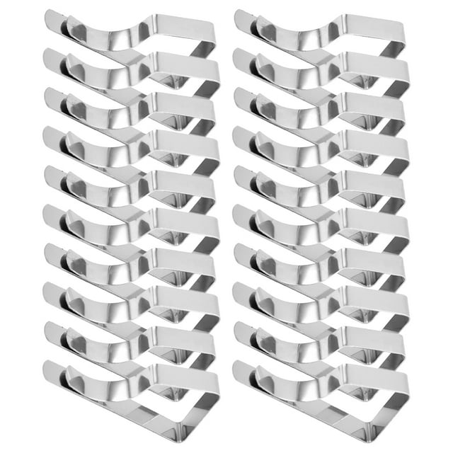 Thinsony Fix Table Clamp Tablecloth In Place With Ease And Confidence Durable Stainless Steel 20PCS 1Set