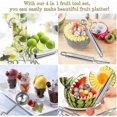 thumbnail image 4 of 4 Pcs Fruit Tool Set 4 In 1 Fruit Carving Knife Stainless Steel Watermelon Baller Multifunctional Fruit Peeler Seed Remover Kitchen Helper, 4 of 5