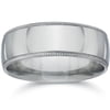 Pompeii 7mm Milgrain Wedding Band 950 Platinum (,)
