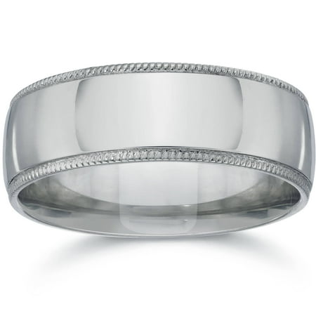 Pompeii 7mm Milgrain Wedding Band 950 Platinum (,)