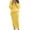 Yellow, variant on Tejiojio Women Clothes Womens Solid Color Round Neck Long Sleeve Cable Knitted Warm Two-Piece Skirt Sweater Suit Set