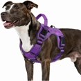 thumbnail image 1 of wonima02 Purple Tactical Dog Harness for Medium Dogs, Heavy Duty No Pull Dog Harness with Handle, Adjustable Reflective Military K9 Pet Vest for Pitbull, Female, Male, Walking, Training, Hunting (M), 1 of 1