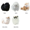 thumbnail image 3 of JUNWELL Realistic Sounding Cat Shape Plush Toys Simulation Stuffed Animal Cuddly  Doll Toy Gift for Kids Children New, 3 of 10