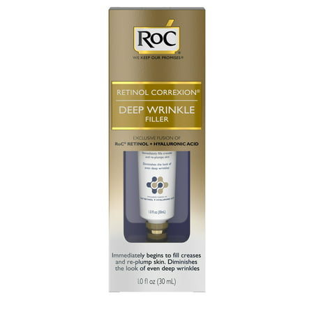 RoC Retinol Correxion Deep Wrinkle Anti-Aging Filler, 1 fl. (Best Deep Wrinkle Treatment Over The Counter)