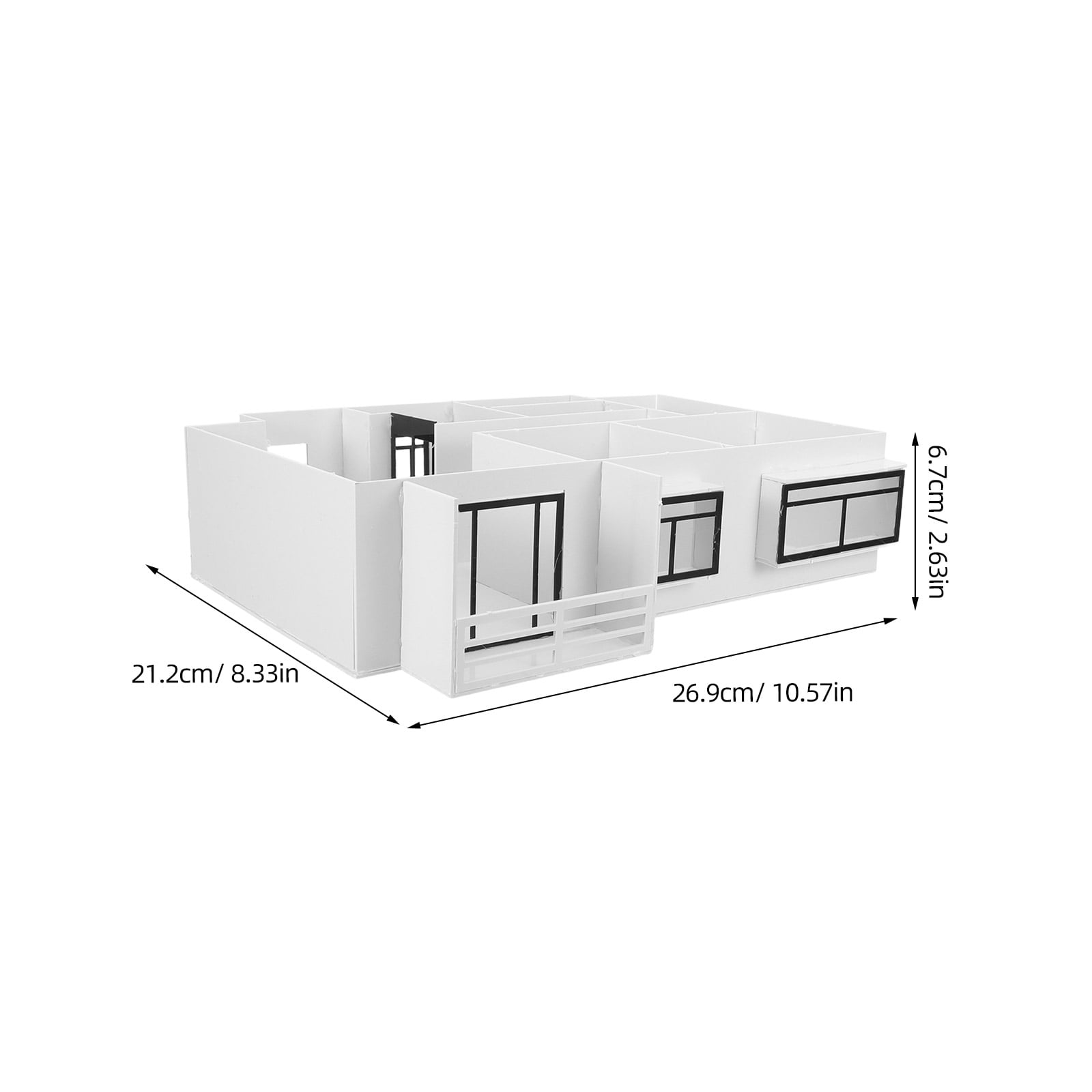 DEEPCRAFF 1 Set 1:50 Scale Precision Architectural Model Kit Modern House Building Materials for Projects