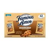 Famous Amos Cookies, Chocolate Chip, 2 oz, 42 ct 1PK