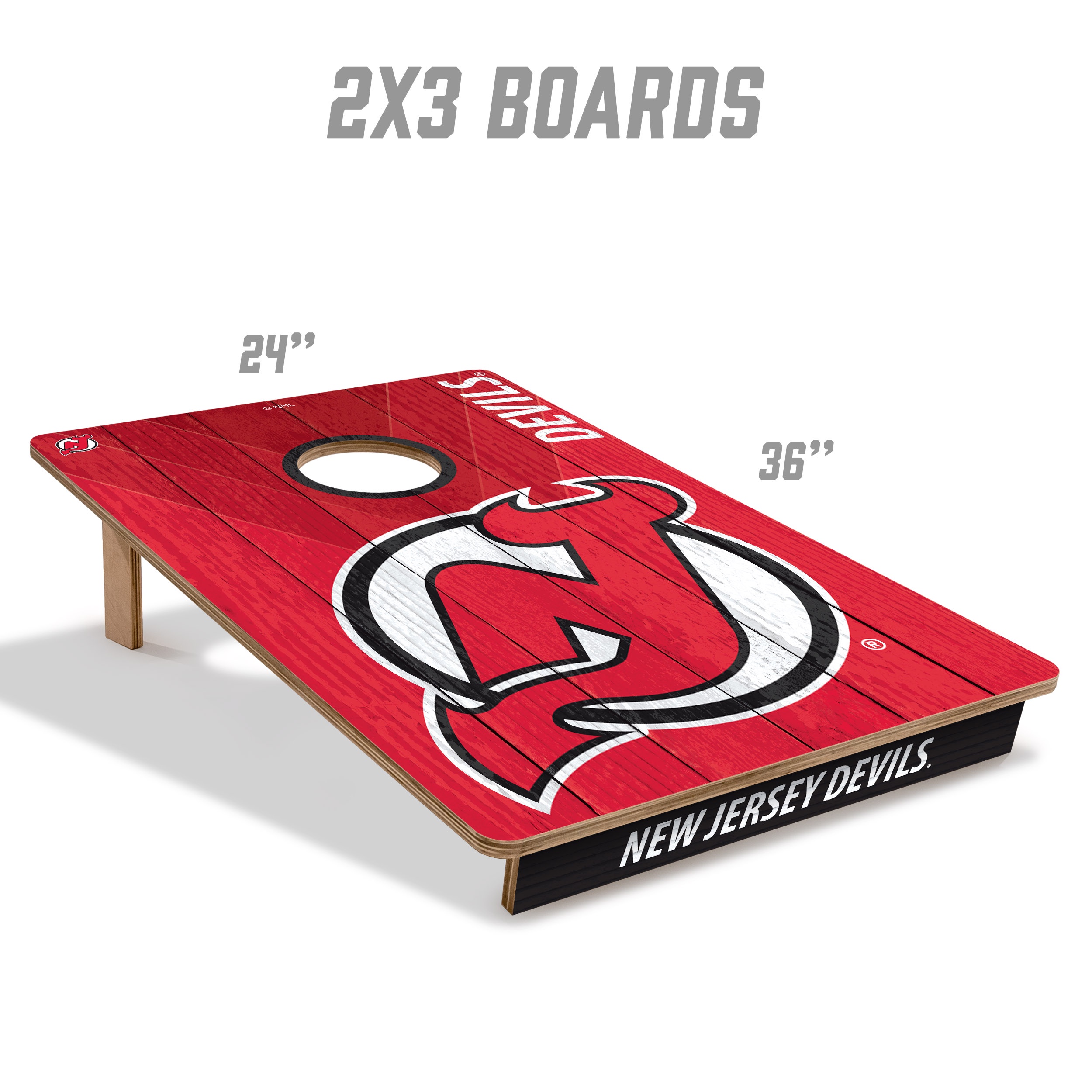 YouTheFan NHLNew Jersey Devils 2' x 3' Cornhole Game