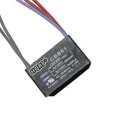Hqrp Capacitor Works With Harbor Breeze Ceiling Fan 4 5uf 6uf 8uf