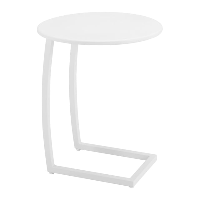 Mesa Lateral Exterior Noga Blanco Kessa Muebles