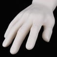 thumbnail image 4 of Mano de maniquí masculino de vinilo para guantes, joyería, exhibición de relojes, posición hacia abajo para Blanco, 4 of 9