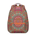 thumbnail image 1 of Sacred Symbolic Mandala Students Backpack Fashion Backpack with Vintage Traditional Mandala and Abstract Ornamental Pattern, Comfortable and Durable for School, 1 of 6
