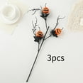 thumbnail image 1 of 3 ramas de calabaza de Halloween, centros de mesa decorativos de Halloween, floral falso de 21,65 pulgadas para cocina interior y exterior., 1 of 8