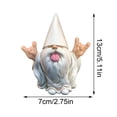 thumbnail image 2 of Ornement de Jardin Type B Gnome Nain Malodorant en Résine, 2 of 12