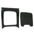 thumbnail image 2 of Qiilu Central Control Panel Trim 2pcs Carbon Fiber Style Central Control Gear  Panel Trim LHD  Replacement For   C-Class W206 S206, 2 of 8