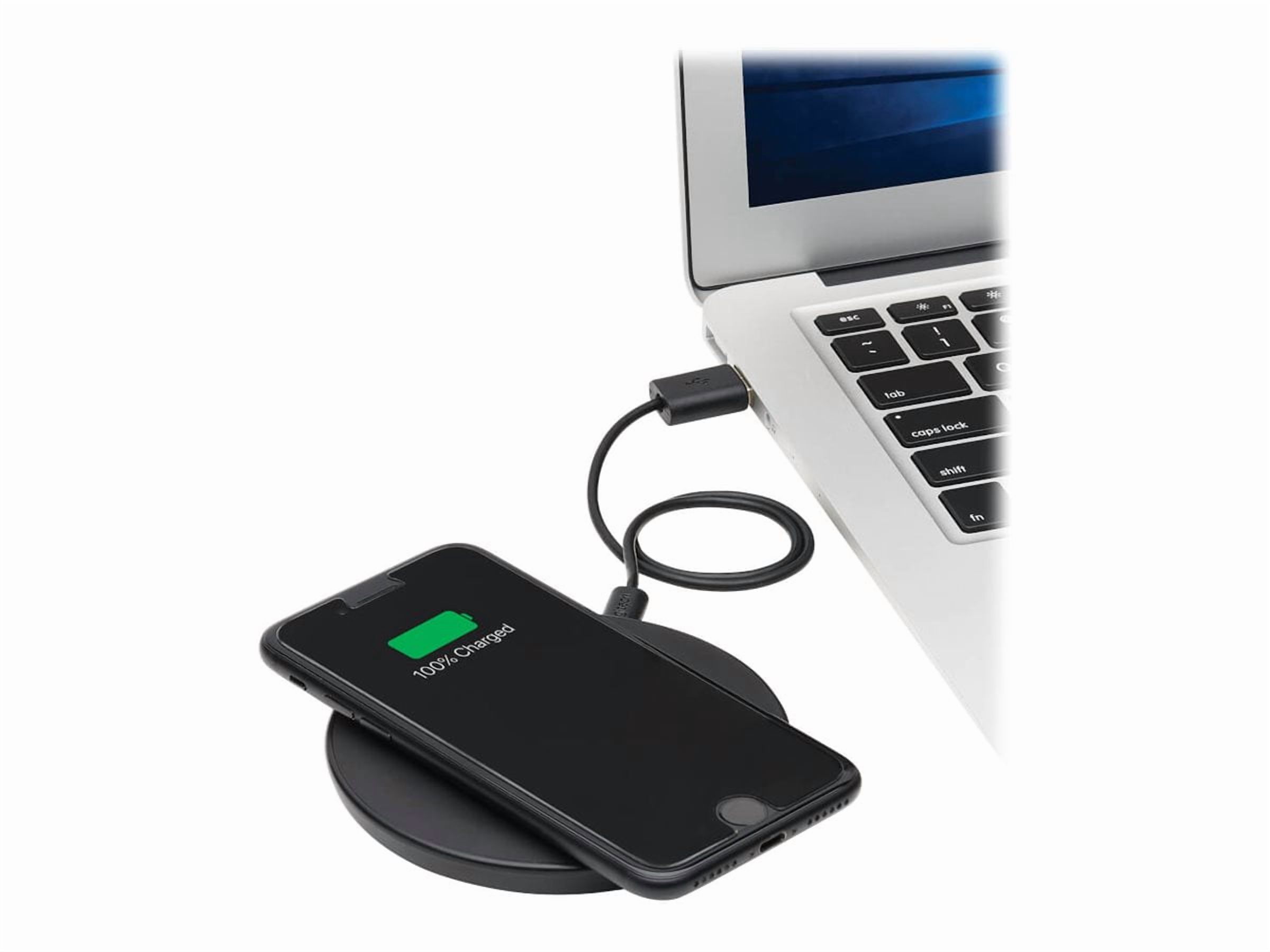 Tripp Lite U280-Q01FL-BK 10W Wireless Fast-Charging Pad - Black