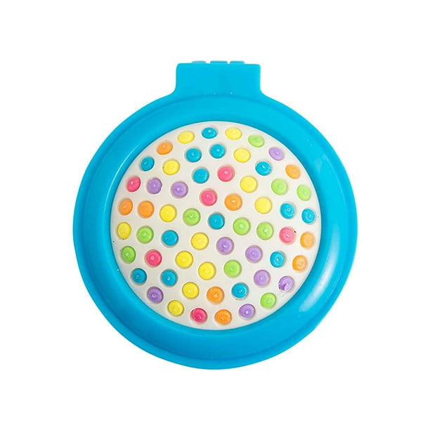 Peine plegable de colores dulces, espejo de maquillaje portátil de color sólido, peine de masaje, peine con cojín de aire