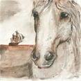 thumbnail image 2 of Mingo, Jessica 15x15 Black Ornate Wood Framed with Double Matting Museum Art Print Titled - Early Settler, 2 of 4