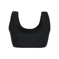 thumbnail image 2 of INSPIRE CHIC Training Cotton Wire Free Comfort Removable Pad Vest Tops Bra Black, 2 of 6