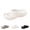 White, variant on Thick Sole Flip Flops for Women Men, Non-Slip Cloud Cushion Thong Sandals for Beach Shower indoor Outdoor Black 38
