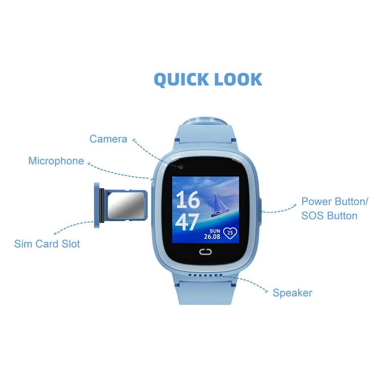 Smartwatch sim shop card walmart