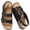 Black, variant on Sandals For Women With Soft Cork Footbed, Mens Slip On Clog Mules With Adjustable Double Buckle, Open Toe Flat Slide Shoes, Summer Outdoor Back Strap Slipper