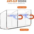 thumbnail image 2 of Magnetic Dry Erase Marker Holder Non-Slip Acrylic Desk Organizer Pen Storage New, 2 of 5