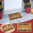 thumbnail image 1 of TIMIFIS Halloween Décorations Tapis Halloween Extérieur Tapis Décoratif pour Porte d'Entrée Tapis Lavable pour Porche Entrée Ferme Automne Halloween Décorations de Fête Halloween, 1 of 1