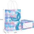thumbnail image 2 of Bolsa de regalo de papel kraft blanco con diseño de sirena, 15 x 8 x 21 cm, 12 unidades, 2 of 2