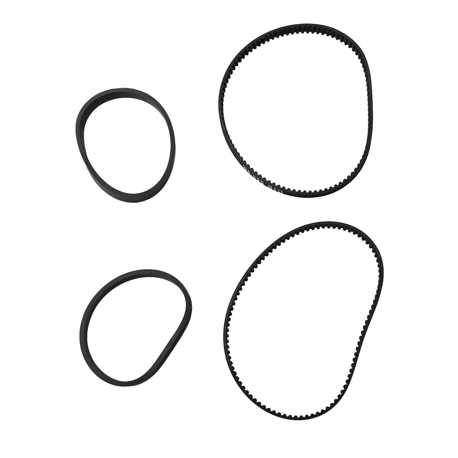 Replacement Belt Set for Bissell 3071 PowerForce PowerBrush Pet XL and TurboClean DualPro Pet 3072, 3067, 30673, 3109 Carpet Cleaner, Replace Parts 1626502 & 1626486(2 Sets)